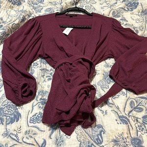 Banana Republic wrap top